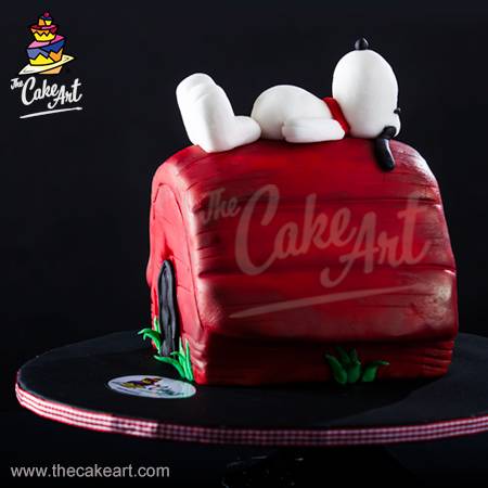Pastel de Snoopy en 3D - Snoopy Cake (3D)