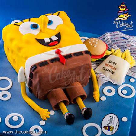 Spongebob Squarepants Cake - Pastel de Bob Esponja (3D)