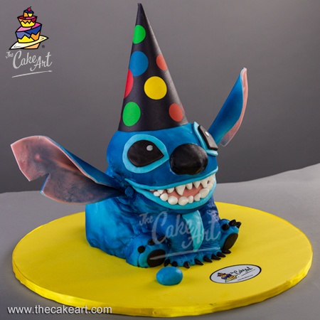 Pastel de Stitch (3D) - Stitch cake