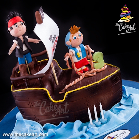 Pastel de Jake y Cubby - Jakes and Cubby's cake (3D)