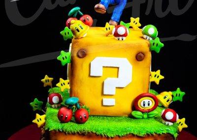 Espectacular Pastel de Mario Bros sobre un cubo - The Cake Art - Mejores Pasteles Personalizados Tegucigalpa