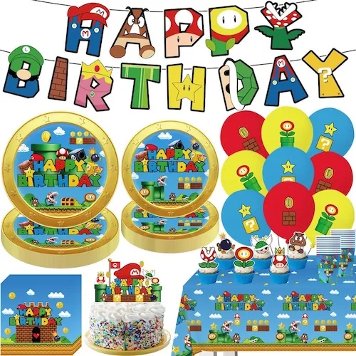Juego de vajilla de 104 piezas de decoración de f